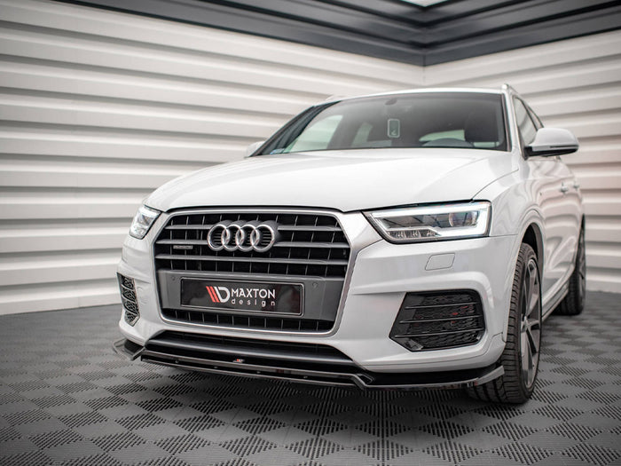 Audi Q3 8U Facelift (2014-2018) Front Splitter V.2 - Maxton Design