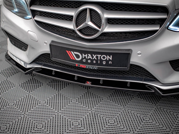 Mercedes E Amg-Line Sedan W212 Facelift (2012-2016) Front Splitter V.2 - Maxton Design
