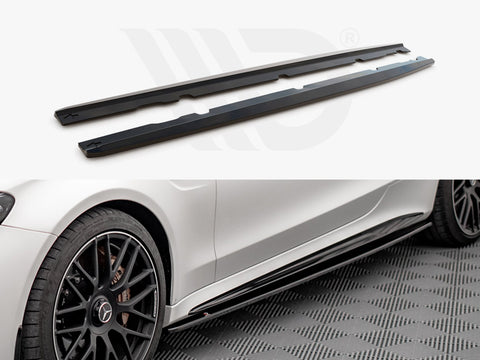 Mercedes-amg C 63AMG Coupe C205 Facelift (2018-2021) Side Skirts Diffusers V.1 - Maxton Design