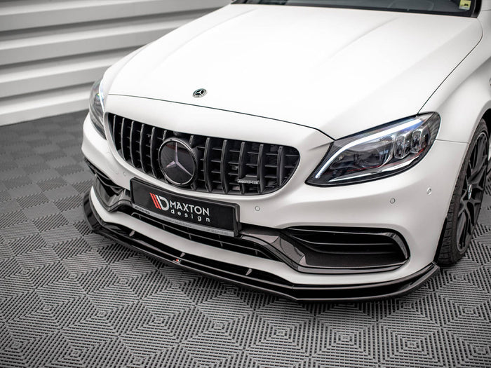 Mercedes-amg C63 Coupe C205 Facelift (2018-2021) Front Splitter V.3 - Maxton Design