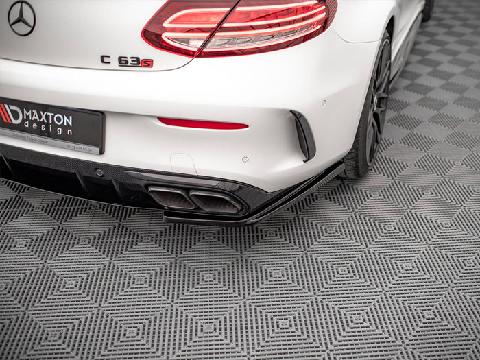 Mercedes-amg C 63AMG Coupe C205 Facelift (2018-2021) Rear Side Splitters - Maxton Design