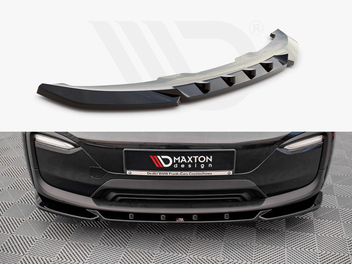 BMW i3 MK1 Facelift (2017-2022) Front Splitter V.2 - Maxton Design