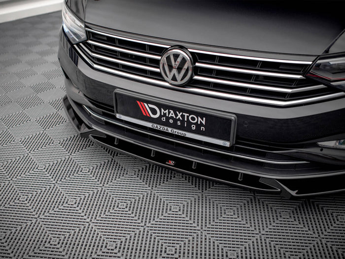 VW Passat B8 Facelift (2019-) Front Splitter V.2 - Maxton Design