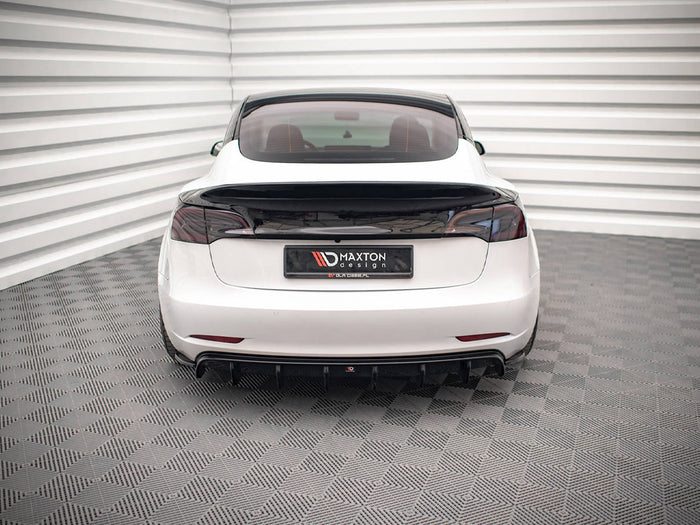Tesla Model 3 (2017-) Rear Valance V.2 - Maxton Design