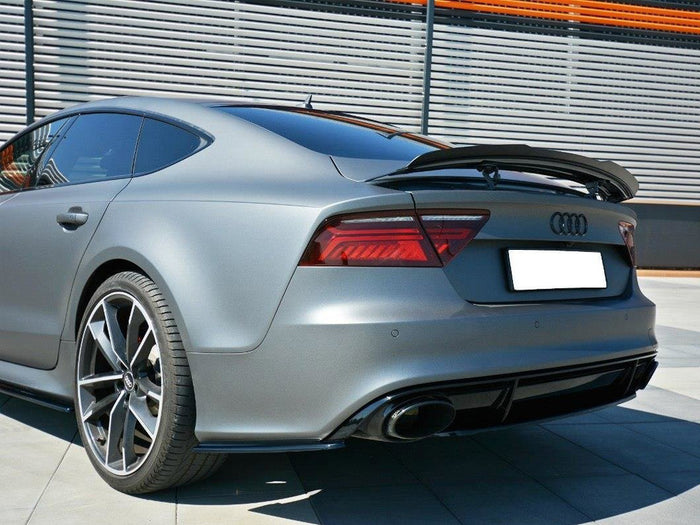 Audi RS7 Facelift (2014-2017) Rear Side Splitters - Maxton Design