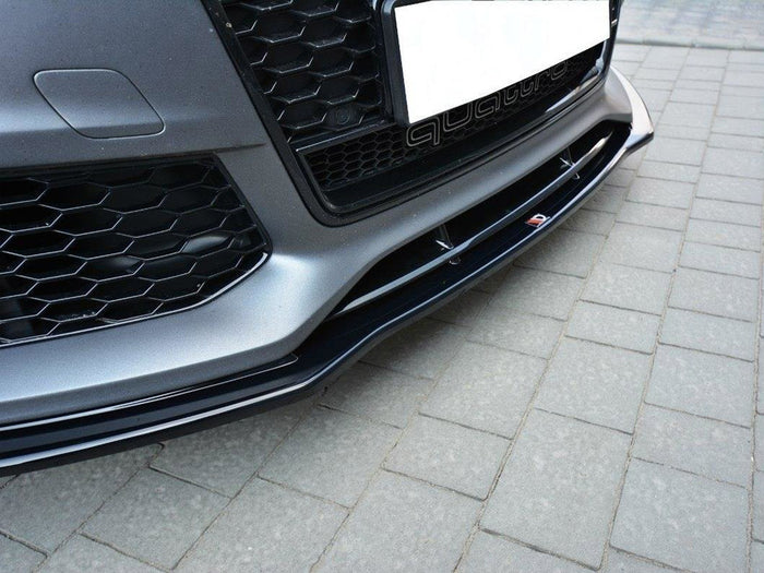 Audi RS7 C7 Facelift (2014-2017) Front Splitter V.1 - Maxton Design