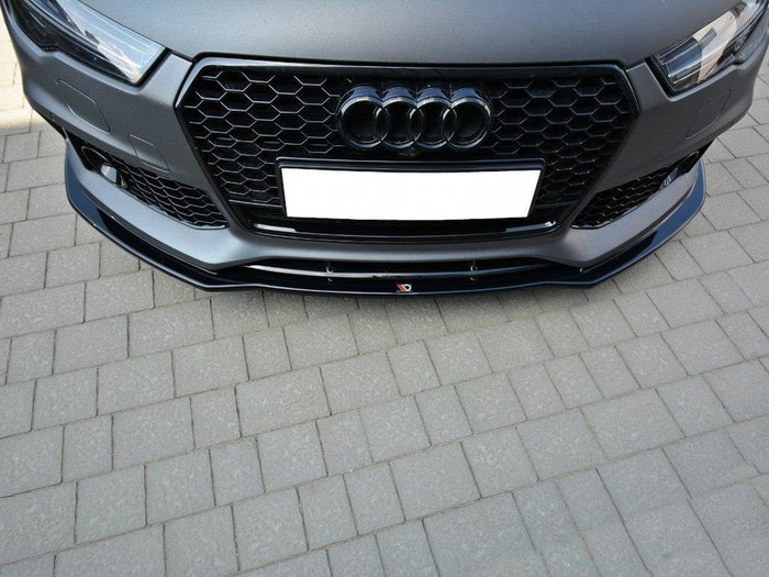 Audi RS7 C7 Facelift (2014-2017) Front Splitter V.1 - Maxton Design