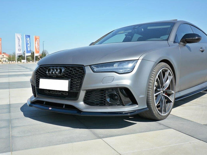 Audi RS7 C7 Facelift (2014-2017) Front Splitter V.2 - Maxton Design