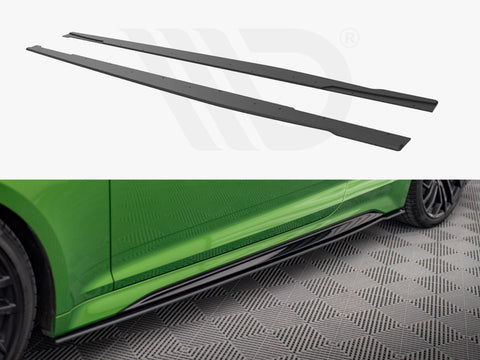 Audi RS5 Coupe F5 Facelift Street PRO Side Skirts Diffusers - Maxton Design