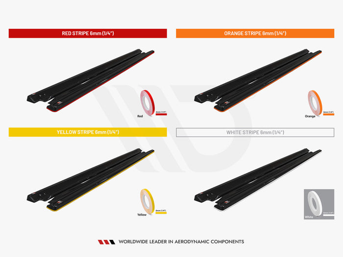 Audi e-Tron GT / RS GT Mk1 Side Skirts Diffusers V.2 - Maxton Design