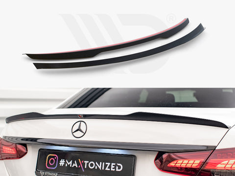 Mercedes E Sedan AMG Line W213 Facelift Spoiler CAP - Maxton Design