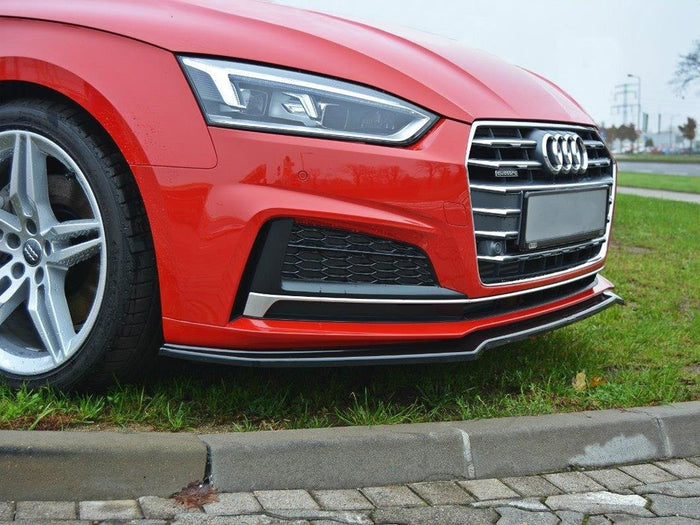 Audi S5 / A5 S-line F5 Coupe / Sportback (2016-) Front Splitter V.1 - Maxton Design