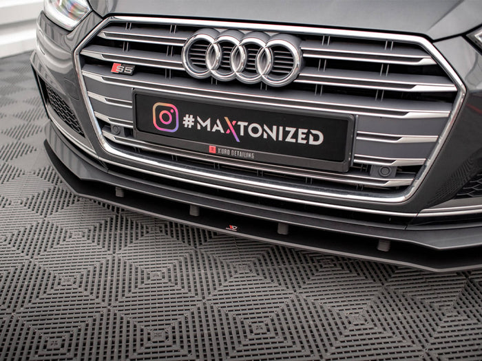Audi A5 S-Line / S5 Coupe / Sportback F5 Street PRO Front Splitter - Maxton Design