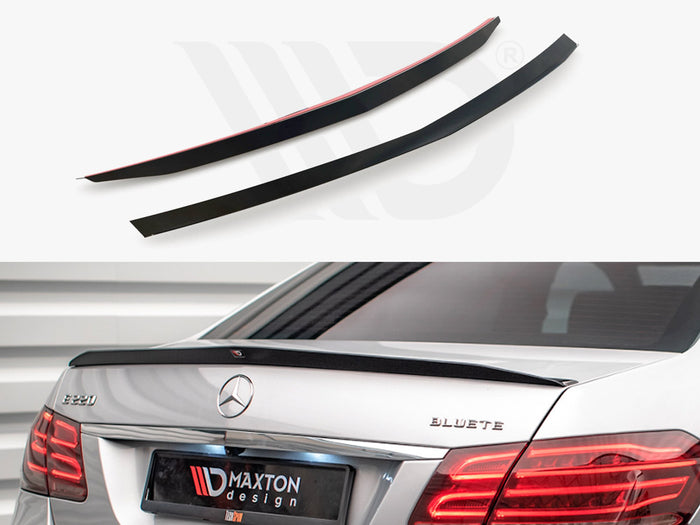 Mercedes E63 AMG / AMG-Line Sedan W212 Facelift Spoiler Cap - Maxton Design