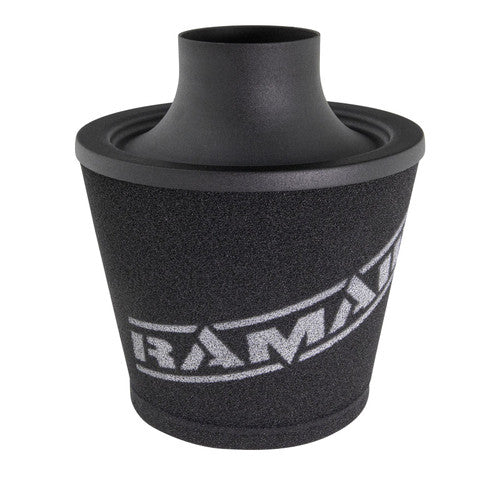 Ramair Large Foam Filter Aluminium Base 80mm OD Black