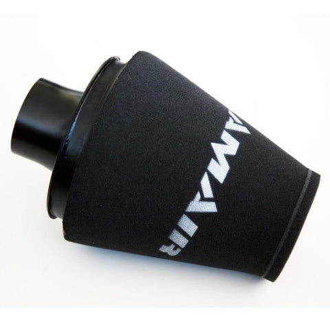 FB-101-BK-KIT - 70mm OD Neck - Polymer Base Neck Cone Air Filter With Silicone Coupler - RAMAIR