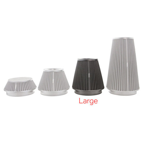 PRORAM 70mm OD Neck Large Cone Air Filter with Velocity Stack
