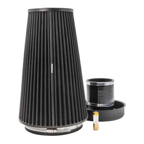 PRORAM 90mm ID Neck XLarge Cone Air Filter with Velocity Stack and Coupling