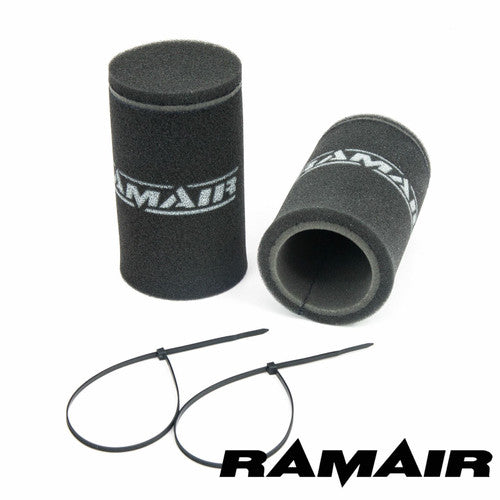 MS-001 - 2x Single Inlet Motorcycle Carb Sock Air Filter - RAMAIR