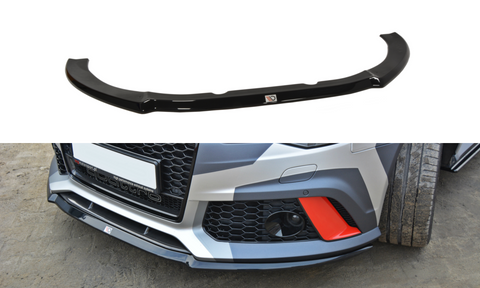 Audi RS6 C7 (2013-UP) Front Splitter V.2 - Maxton Design