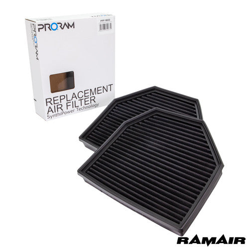 PPF-9822 - BMW Replacement Pleated Air Filter M3 M4 S55 M5 M6 3.0 S63 4.4 V8 - RAMAIR