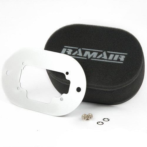 RS2-265-403 -  Carb Air Filter With Baseplate - Weber 32/36 DGAV 65mm Internal Height - RAMAIR
