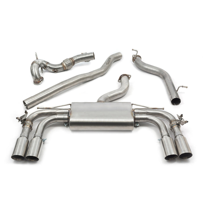 Audi S3 (8V) 3 Door (Valved) (13-17) Turbo Back Performance Exhaust - Cobra Sport