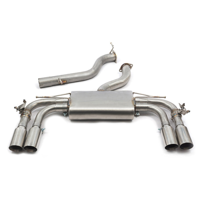 Audi S3 (8V) Saloon (Valved) (13-18) Cat Back Performance Exhaust - Cobra Sport