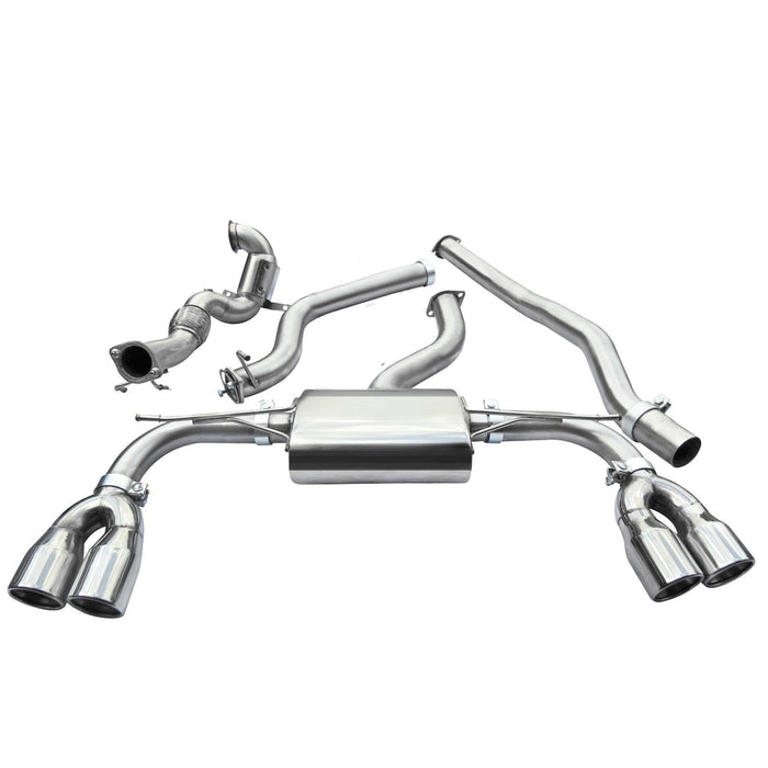 Audi S3 (8V) Saloon (Non-Valved) (13-18) Turbo Back Performance Exhaust - Cobra Sport