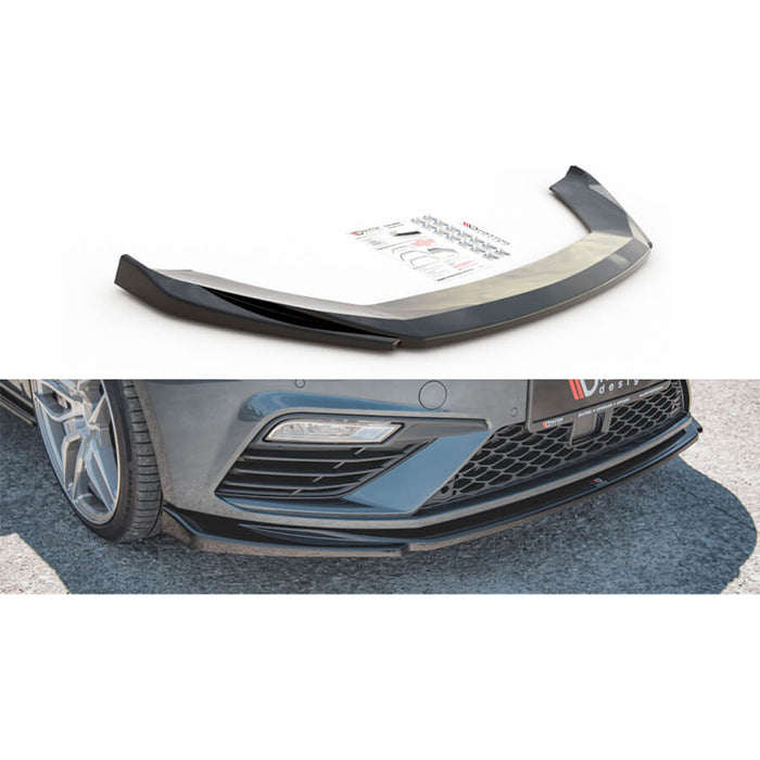 Seat-Leon-Cupra/FR-MK3-Front-Splitter-V5-Maxton-Design
