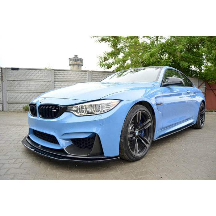 BMW-M4-(2014-2020)-Front-Splitter-(Gloss Black)-Maxton-Design 2