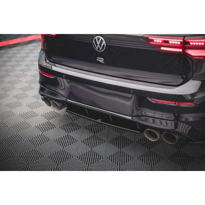 VW-Golf-R-MK8-Central-Rear-Splitter-Maxton-Design 2
