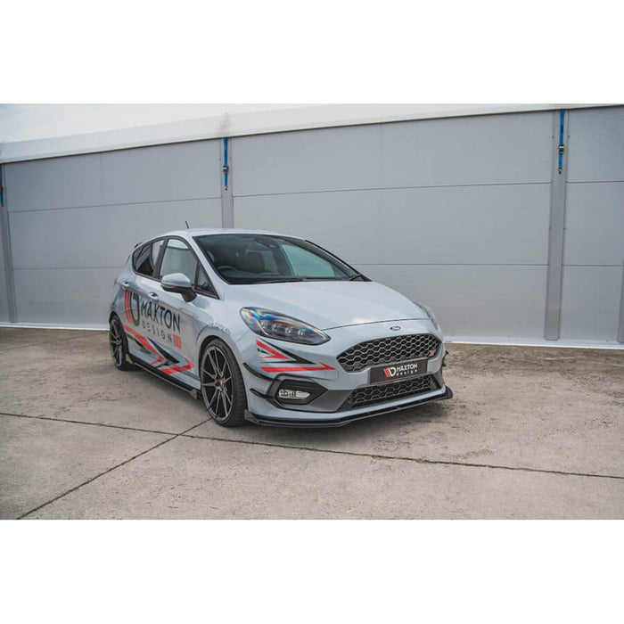 Ford Fiesta ST / ST Line Front Splitter (+Flaps) - Maxton Design