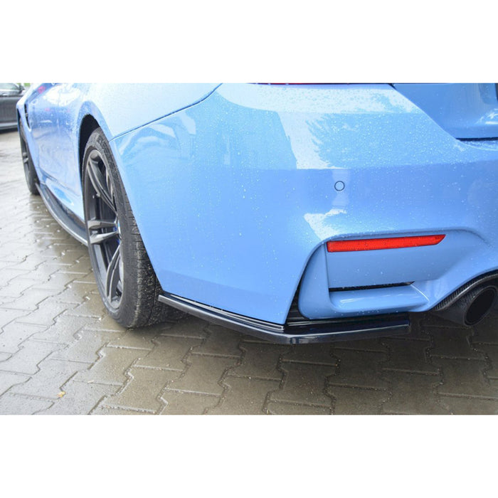 BMW-M4-(2014-2020)-Rear-Side-Splitters-(Gloss Black)-Maxton-Design 5