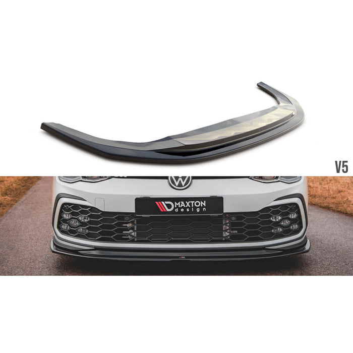 VW-Golf-GTI-MK8-Front-Spiltter-V5-Maxton-Design