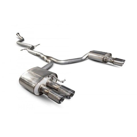 Audi A5 (B8) 2.0 TFSI Non Resonated Cat Back Exhaust - Scorpion Exhausts