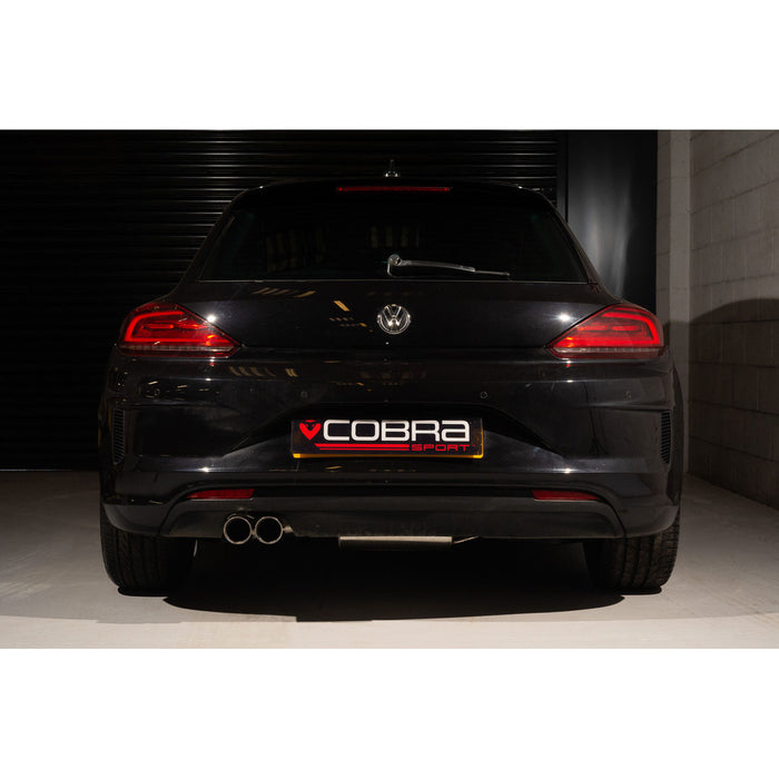 VW Scirocco GT 2.0 TSI (13-17) Facelift Cat Back Performance Exhaust - Cobra Sport