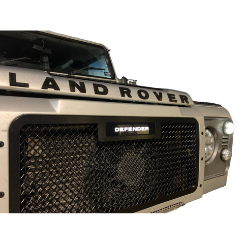 Landrover Defender Stainless Steel Illuminated Front Grille - Zunsport