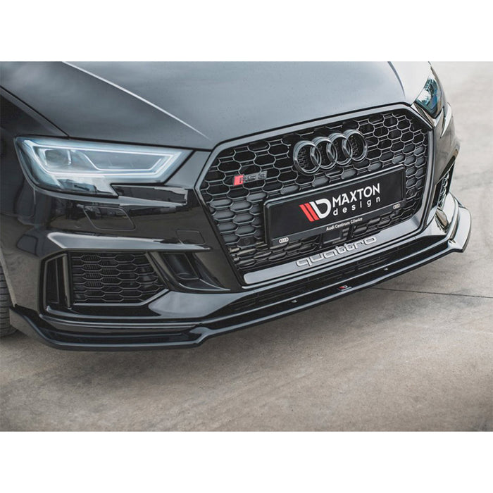 Audi RS3 8V Facelift Front Splitter V.3 - Maxton Design