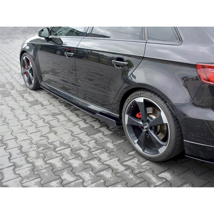 Audi RS3 8V Facelift Racing Side Skirt Diffusers V.2 - Maxton Design