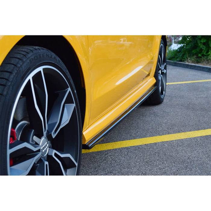 Maxton Design Side Skirt Splitters on the Audi S1