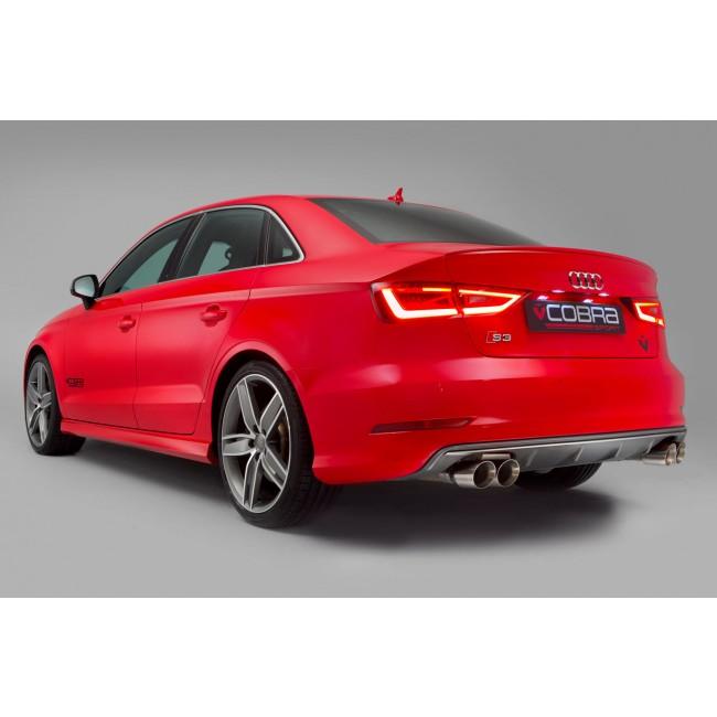 Audi S3 (8V) Saloon (Valved) (13-18) Cat Back Performance Exhaust - Cobra Sport