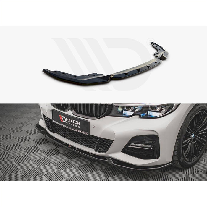 Front Lippe / Front Splitter / Frontansatz Street Pro für BMW 3er G20 / G21  M-Paket von Maxton Design
