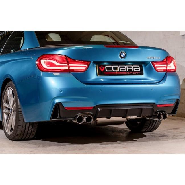 BMW 425D (F32/F33/F36) Quad Exit M4 Style Performance Exhaust Conversion - Cobra Sport
