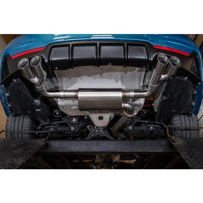 BMW 420i (F32/F33/F36) (13-20) Quad Exit M4 Style Performance Exhaust Conversion  - Cobra Sport