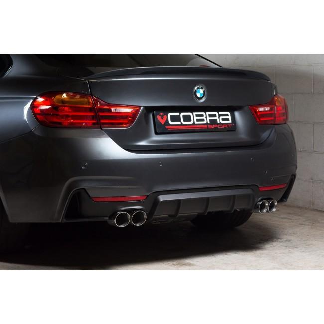 BMW 430D (F32/F33/F36) (13-20) Quad Exit M4 Style Performance Exhaust - Cobra Sport