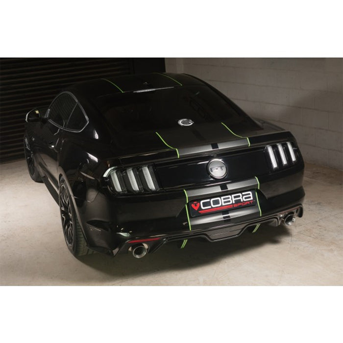 Cobra Sport Rear Box Axle Back Exhaust - Ford Mustang 5.0 V8 GT