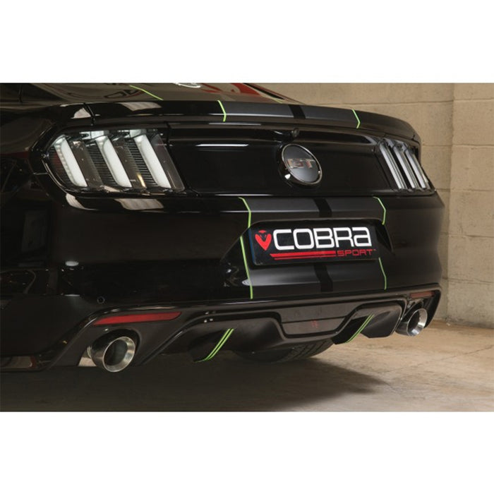 Cobra Sport Venom Style Axle Back Exhaust - Ford Mustang 5.0 V8 GT