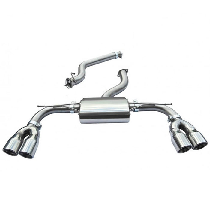 Cobra Sport Non Resonated Cat Back Exhaust System for the Audi S3