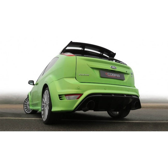 Cobra Sport Cat Back Exhaust on the Ford Focus RS Mk2